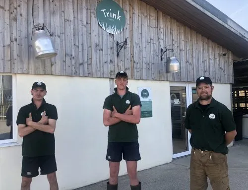 Educating young people at Trink Dairy