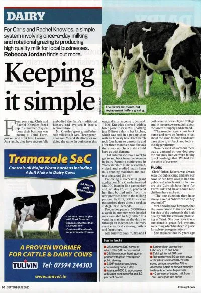 Farmers Guardian Dairy supplement