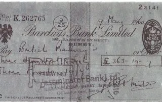 Trink Farm the cheque