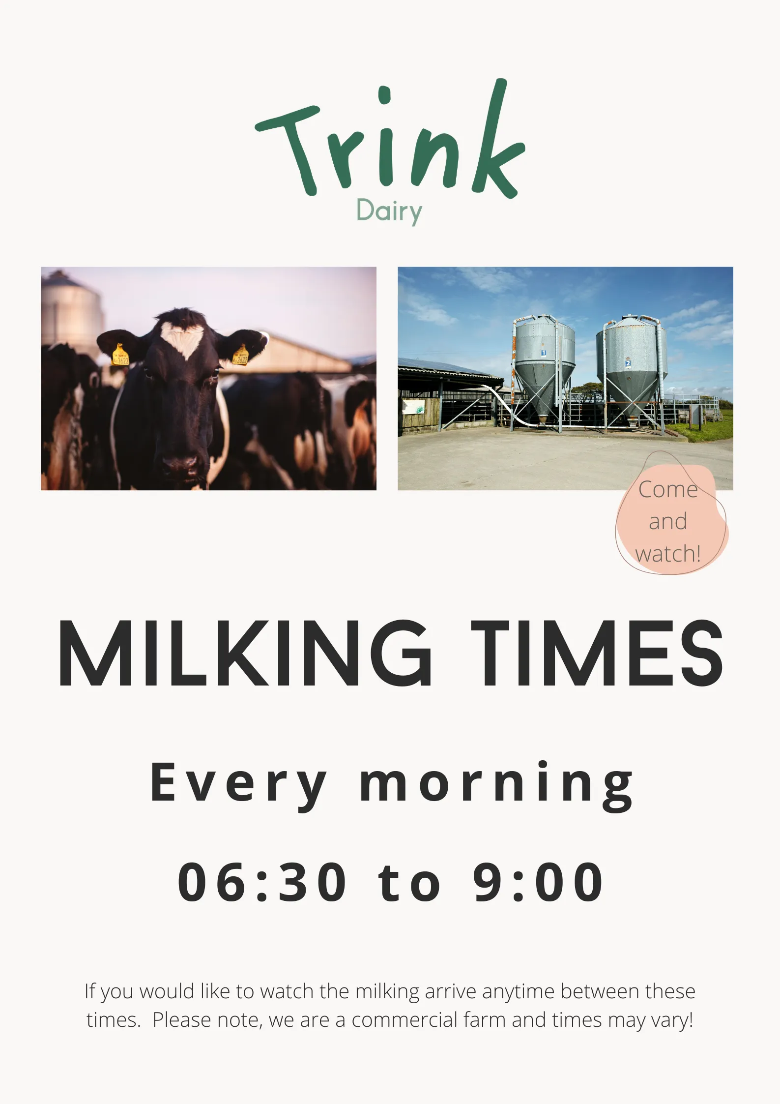 Milking times (9)